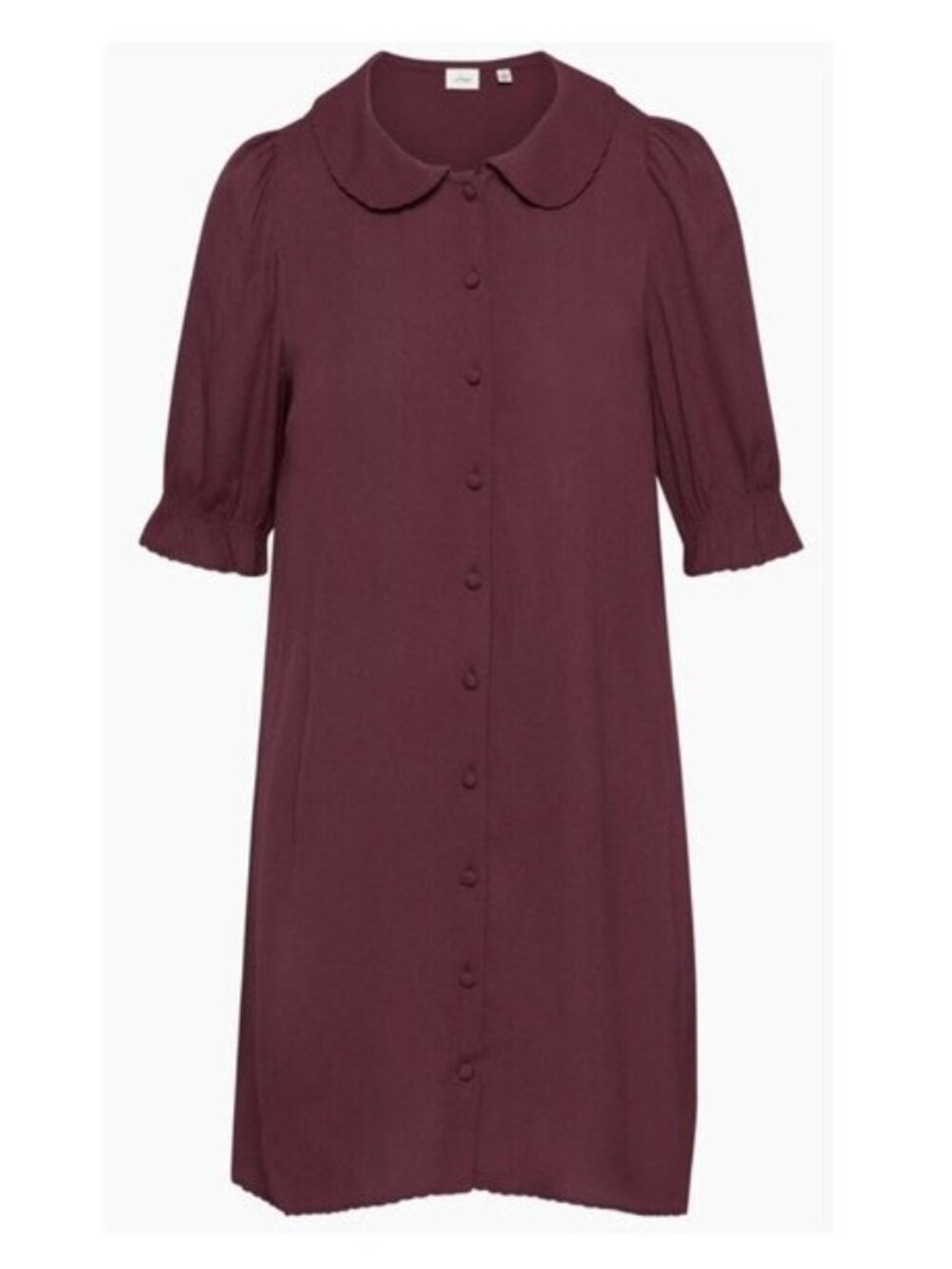 Aritzia Wilfred Poppins Puff-sleeve Button-Up Mini Dress – Size L